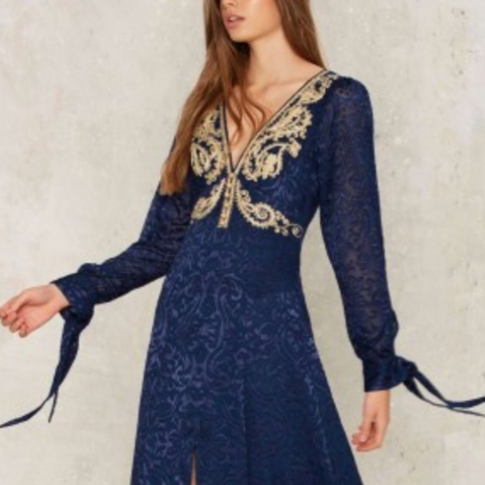 NastyGal Slice of Life Maxi Dress in Size M